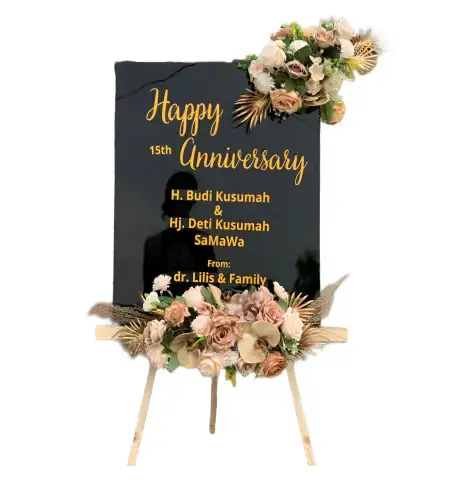 Papan Bunga Akrilik Kendel