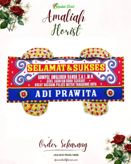 Papan Bunga Ucapan Selamat Kendel